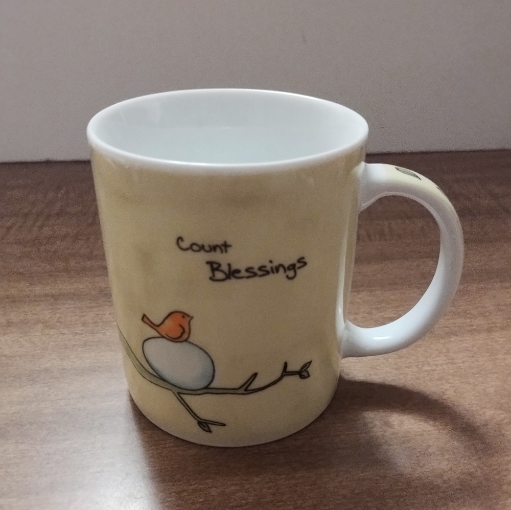 Ganz mug, "Count your blessings"